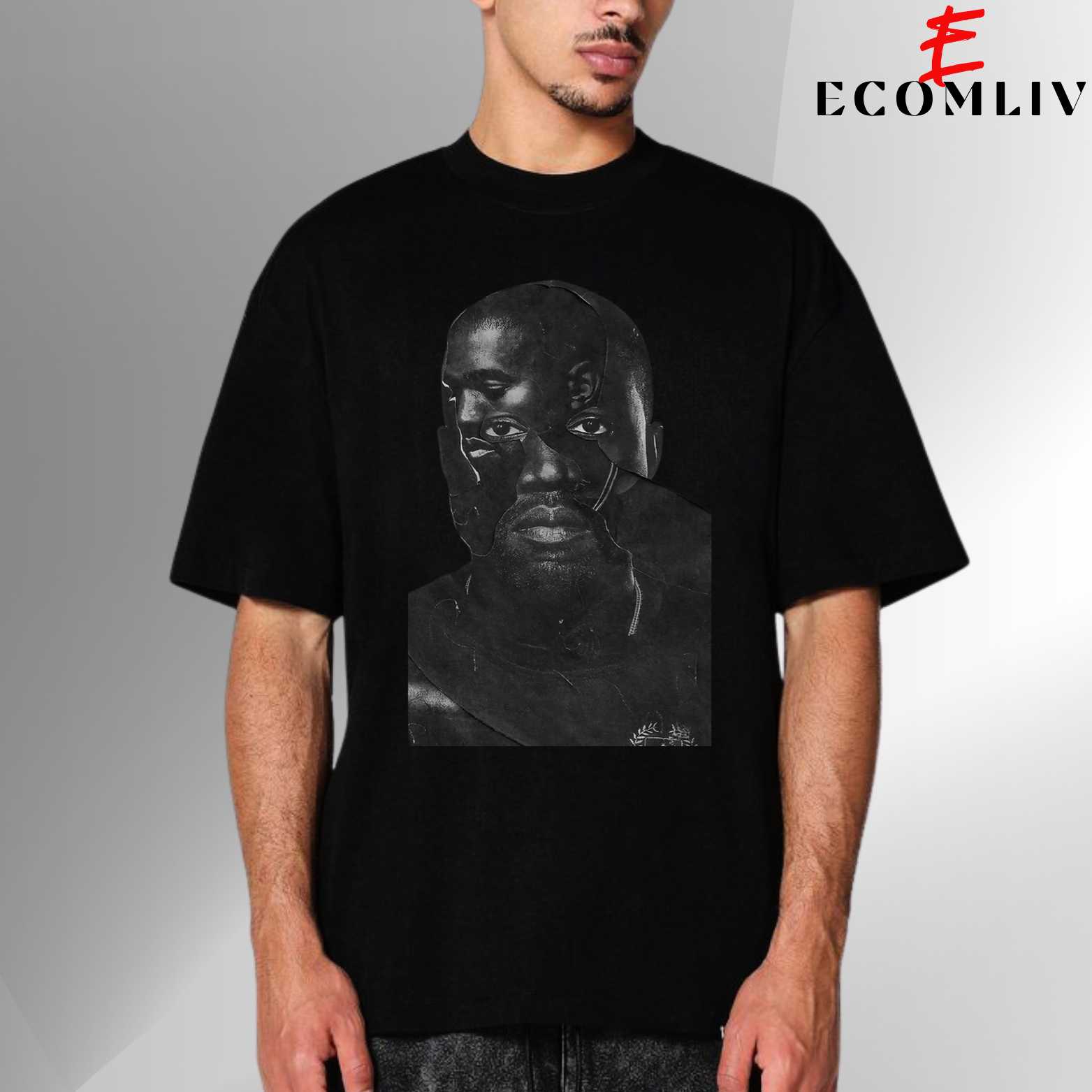 Kanye West Tee, Retro Hip Hop Streetwear, Unisex Shirt
